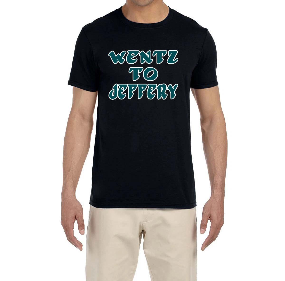 Philadelphia Eagles Carson Wentz To Alshon Jeffery T-Shirt XXXXL