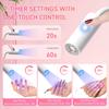 DianaBeauty UV LED Nail Lamp LED UV Light with Clip and Flexible Tube Manicure Dryer UV Curing Light for Resin Curing Nail Art