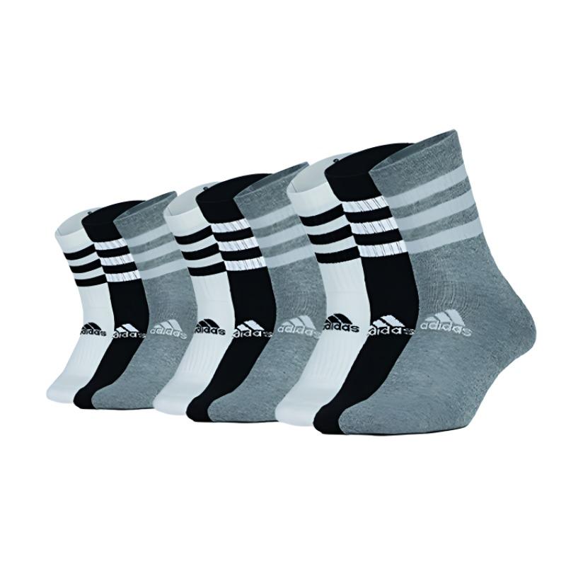 Adidas Knee High Socks Unisex Black White Gray DZ9345 S