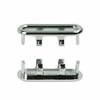 Basin Sink Spare Oval Overflow Cover Tidy Trim in Chrome Stylish Replacement