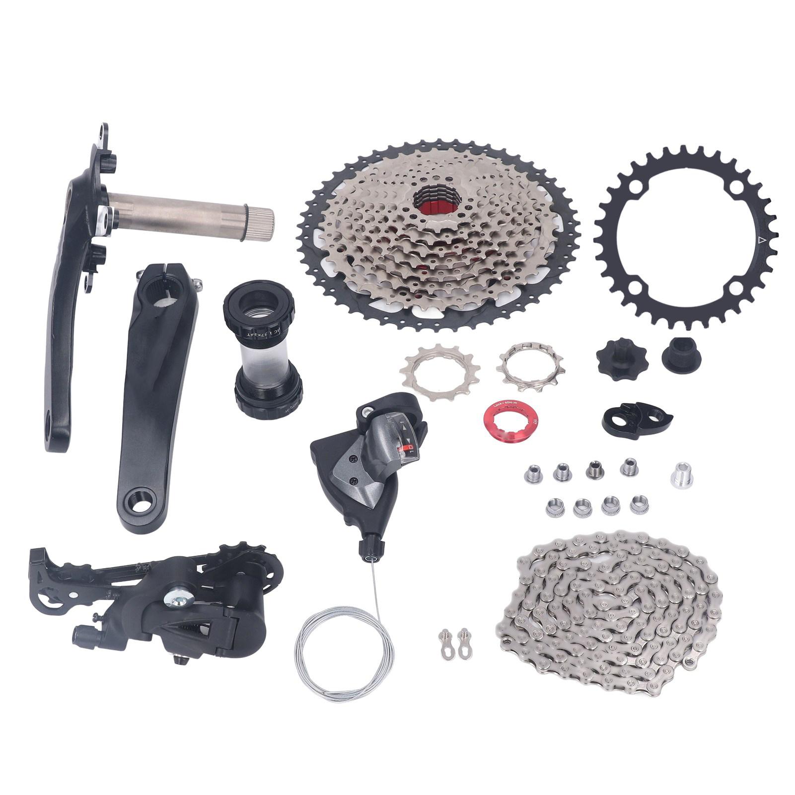 

Велосипед 10 скоростей 50T Звездочка маховика Велосипедный задний переключатель Велосипедный комплект переключателя скоростей для горного велосипеда, шоссейного велосипеда