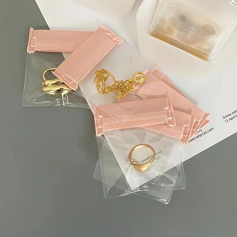 1/3/5/10Pcs Thicken Zipper Sealed Bags Clear Plastic Storage Bag for Small Jewelry Food Packing Reclosable Zippers Sealing Bag