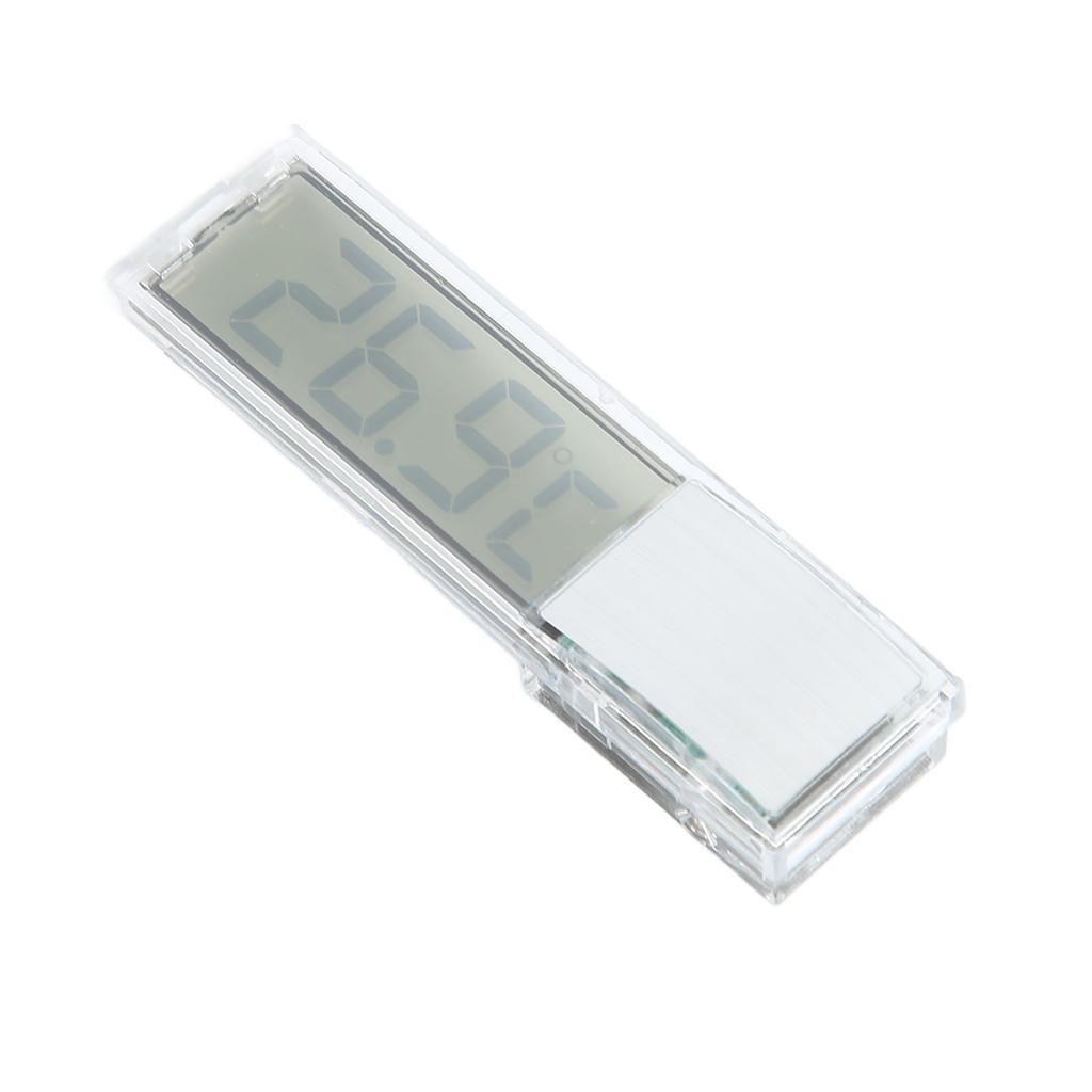 Aquarium Thermometer 3D LCD Electronic Transparent Digital Fish Tank Thermometer for Water Temperature Measurement