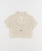 Jbyrara Linen Tailored Short Sleeve Cardigan_Beige