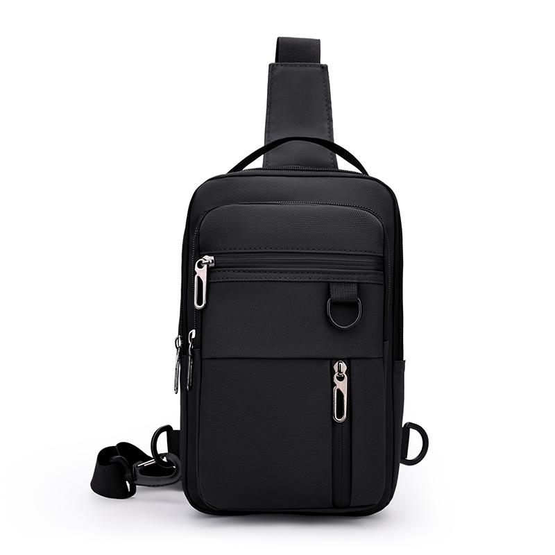 Men's Chest Bag Nylon Bag Large Capacity Shoulder Crossbody Bag