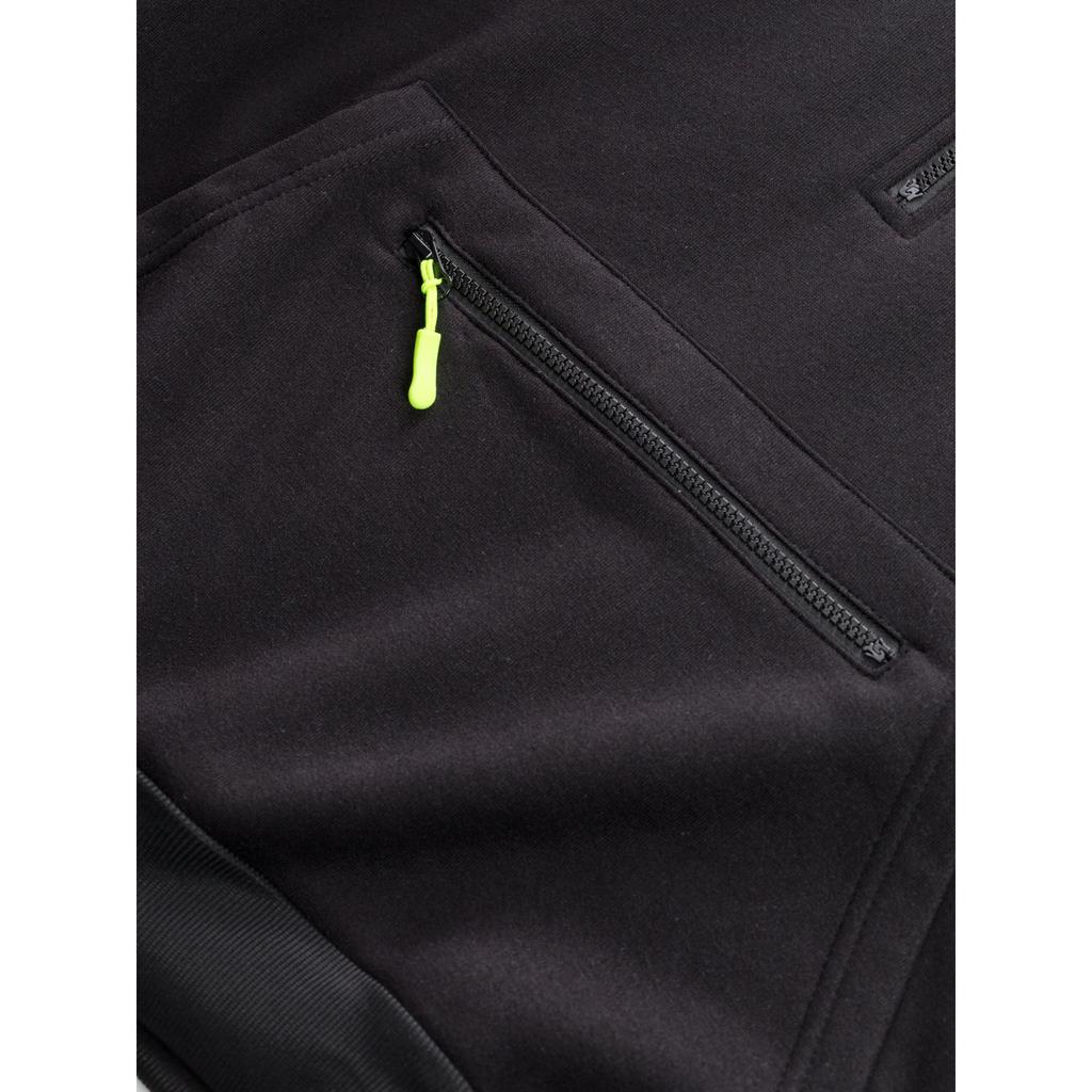 Men's Casual And Fashionable American Color,blocked Hooded Long,sleeved Half,pull One,piece Thickened Sweatshirt