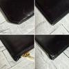 Used SAINT LAURENT PARIS Card Case Black Gold Hardware Leather Fragment Case Tag