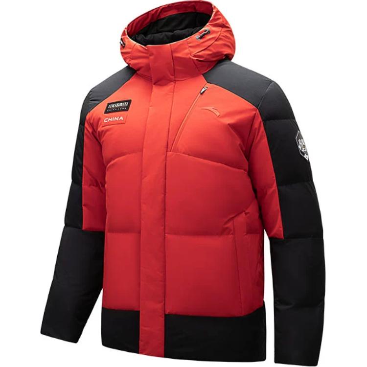 

Anta Удобная Повседневная Минималистичная Цветная Теплая Пуховая Куртка с Капюшоном Мужская Верхняя Одежда Классический-Красный Базовый-Черный 152517915S-4 2XL