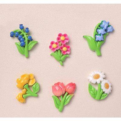 Niedliche Handyhülle Blumenförmig DIY Resin-Zubehör Clip-Clips Haarspangen Kinderzubehör Handgefertigte Materialien