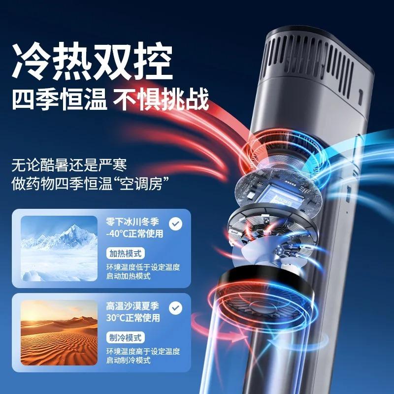 Electric Mini Cooler Compact Car Travel Pen Case Refrigerator for Hotel Use