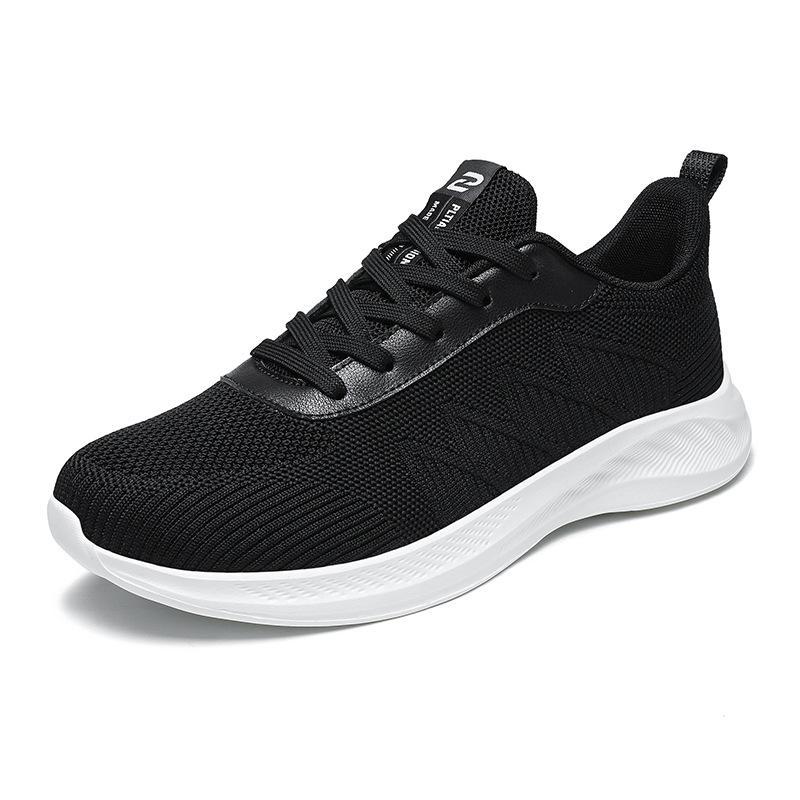 New Wide-foot Mesh Fly-woven Sports Shoes with Fat Feet and Wide Casual Non-slip and Wear-resistant Comfortable Running Shoes