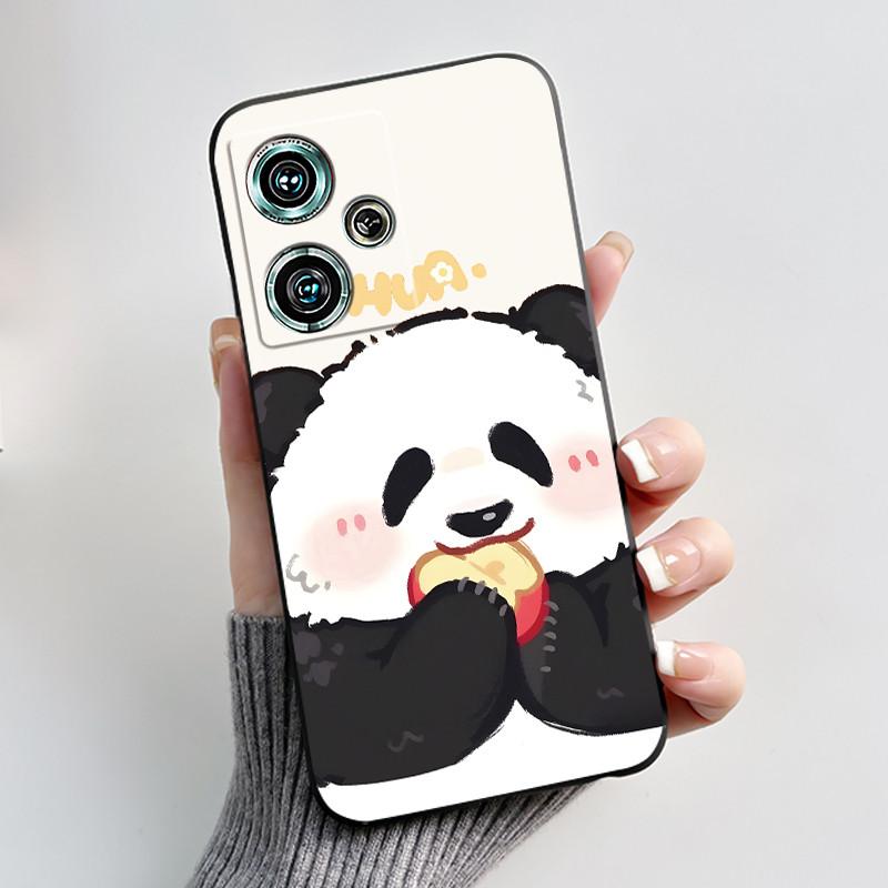 For ZTE Nubia Z50 Case NX711J Luxury Cute Heart Rabbit Black Soft Silicone Shockproof Back Cover For NubiaZ50 Z 50 5G Phone Case