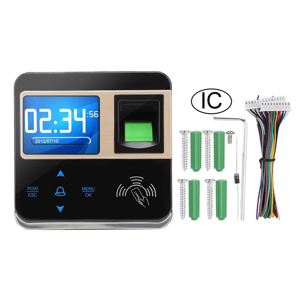 Biometric Fingerprint Time Access Control Employee Time Clock Attendance System( IC Card)