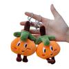 Persimmon Ruyi Plush Pendant: Creative Cartoon Fruit Keychain & Bag Accessory