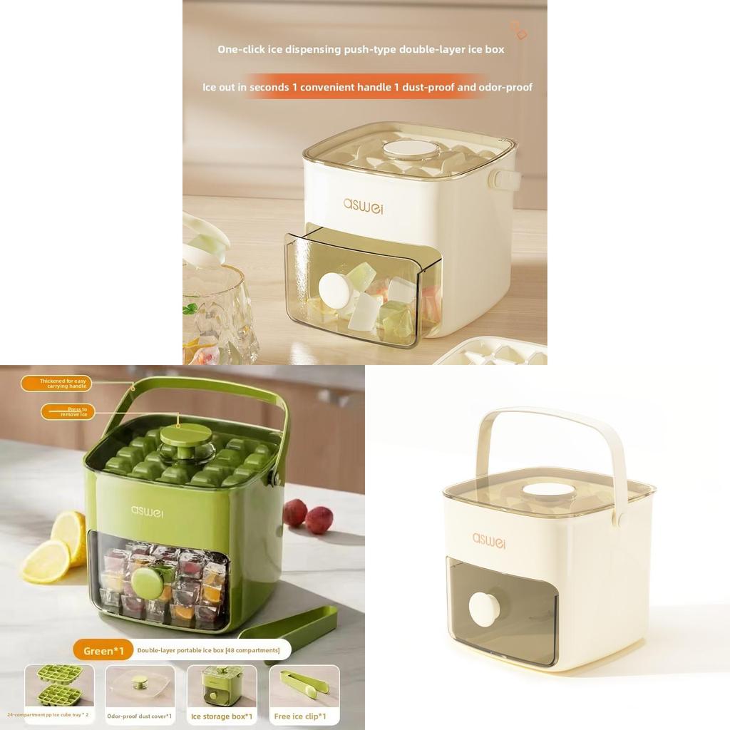 Modern Simplified Ice Cube Mold With Fast Freezing For Home Use