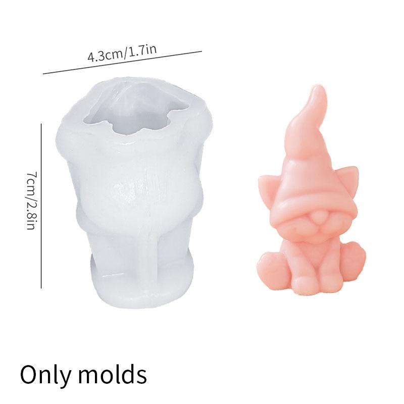 

3D Christmas Tree Candle Mold - Elegant Layered Branch Design Silicone Wax Plaster Cement Soap Mold Suitable For DIY Holiday