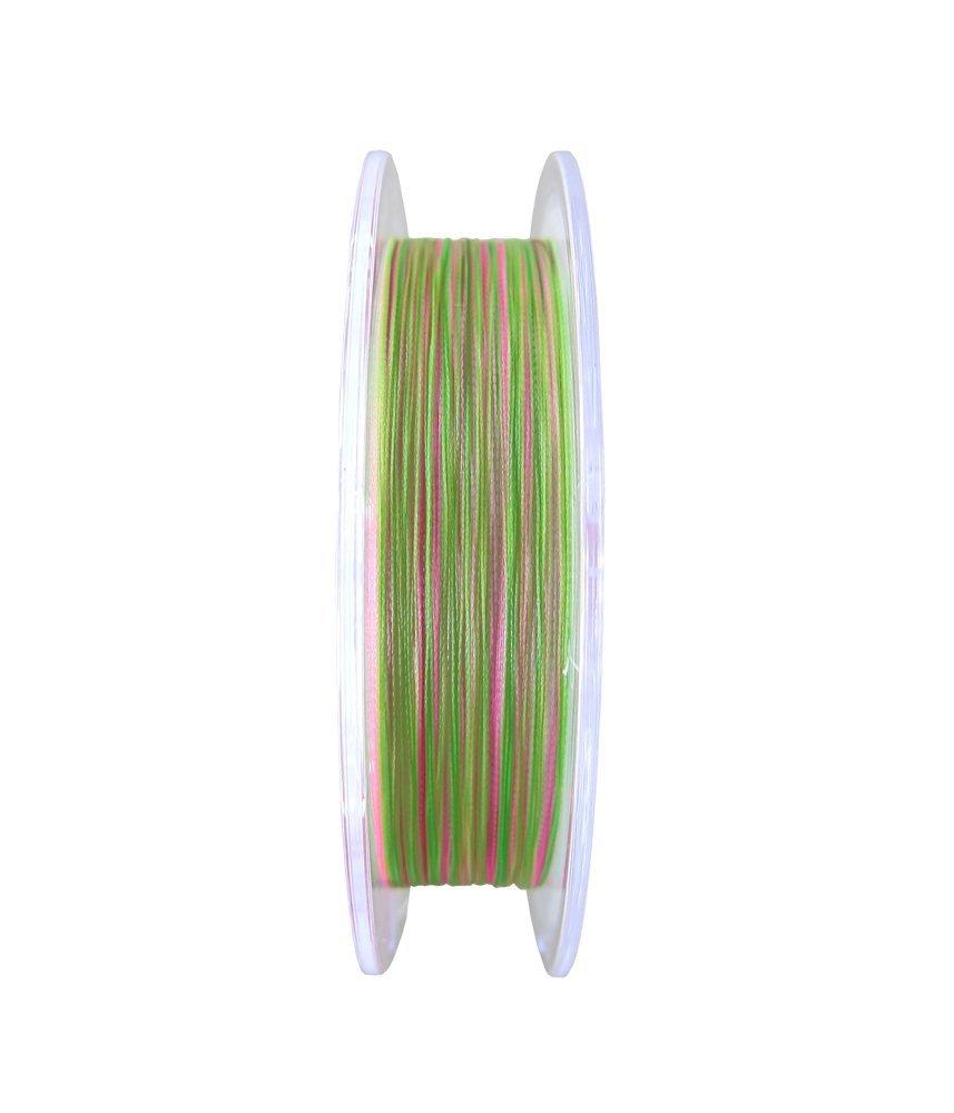 SUNLINE Saltymate PE Squid Jig ULT HS8 120m 0.6 4.5kg 8-Piece Set (White, Pink, Light Green)