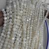 Round Natural White Mother-of-Pearl Beads for DIY Jewelry and Bracelets