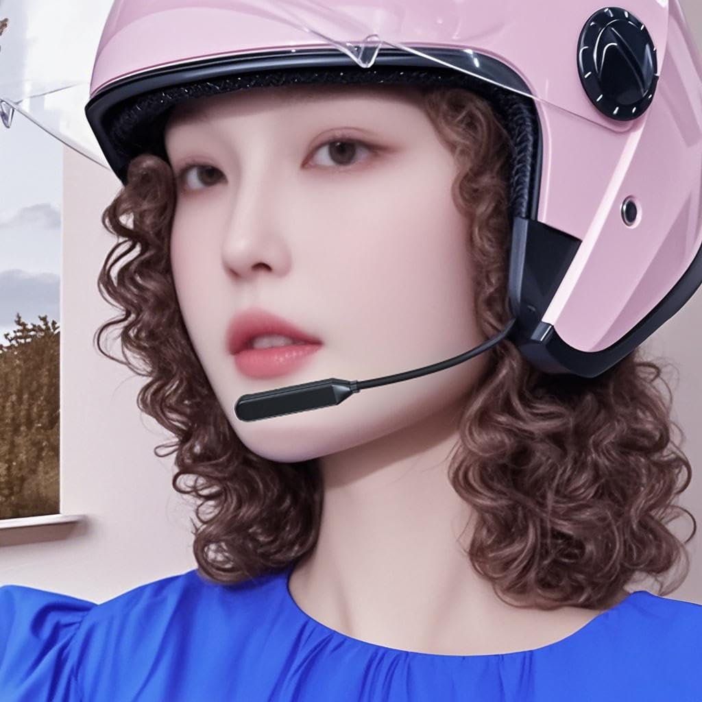 S-DEAL Dirt Bike Helmet Speaker - Motorcycle Headphones, Thin Wireless Smart Earphones, Supports Music