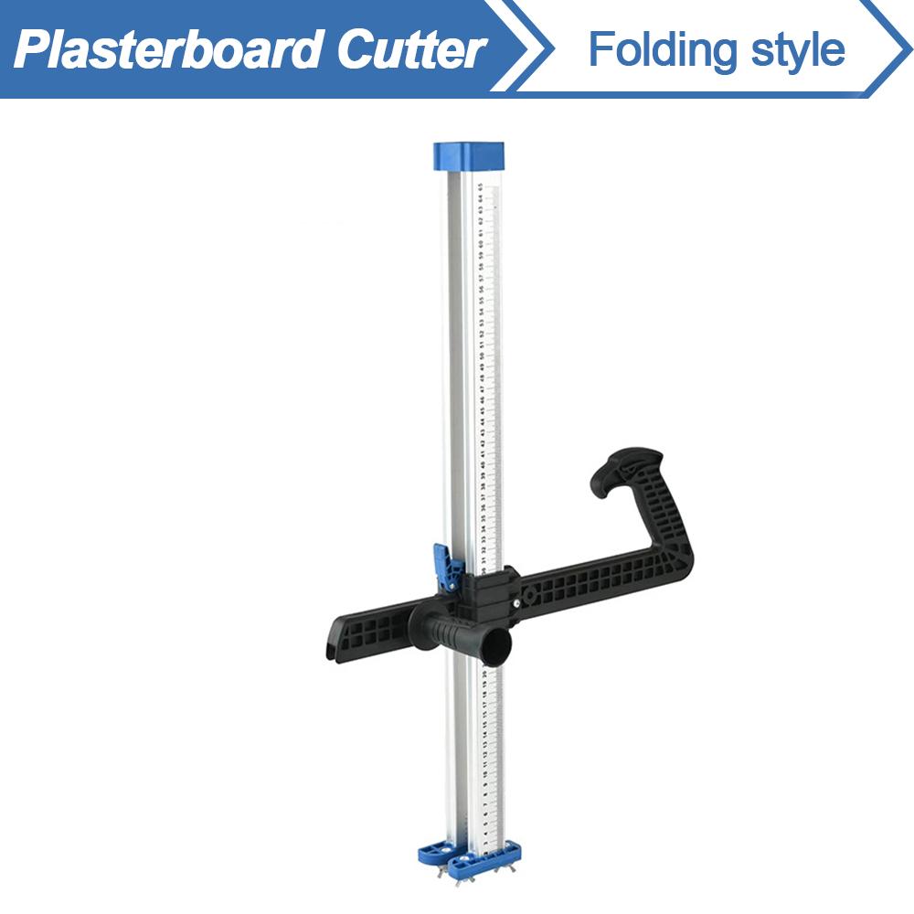 Aluminum Alloy Laser Positioning Push Knife Foldable Gypsum Board Cutter Woodworking Tools Gypsum Board Cutting Push Knife