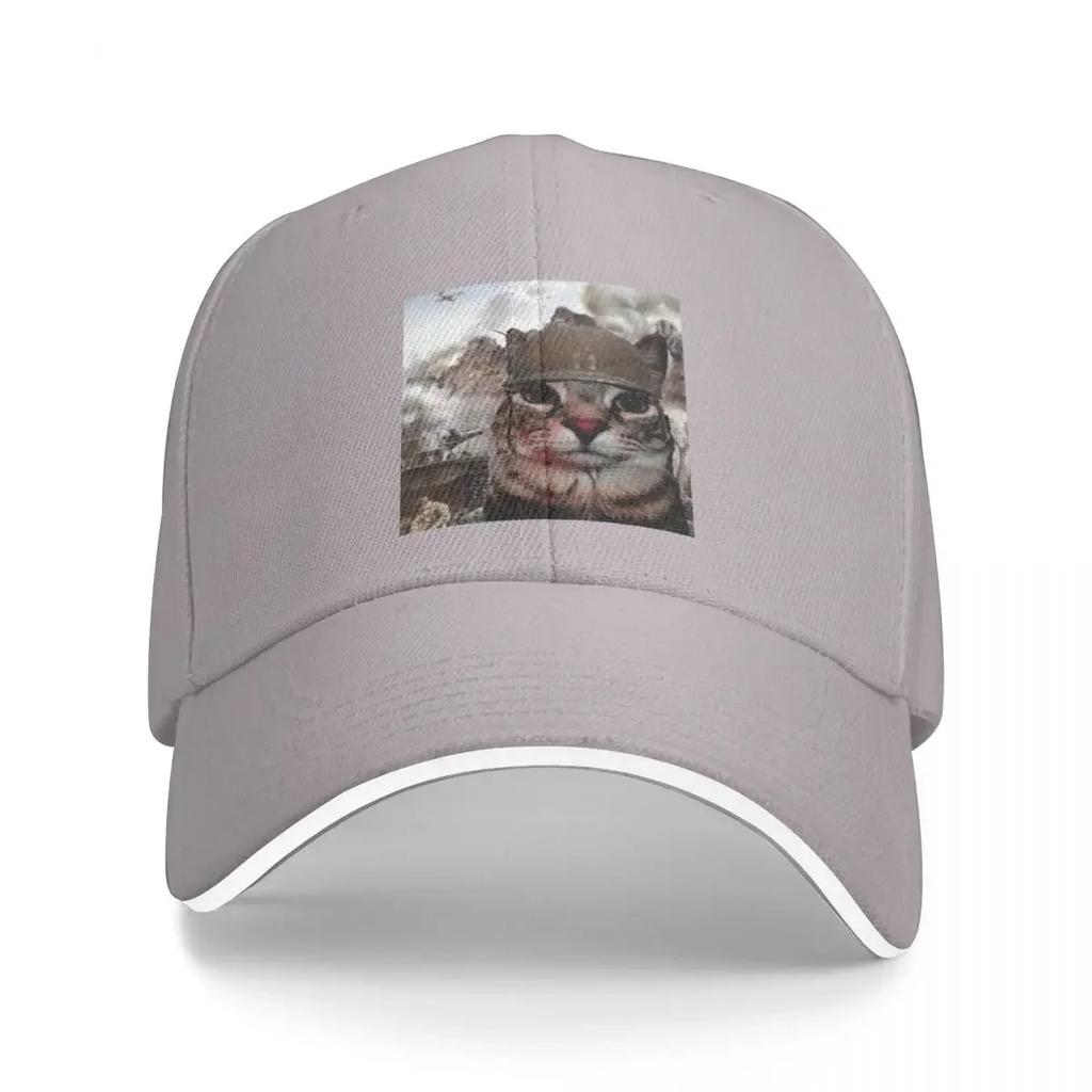 Thousand Yard Stare Cat Funny Meme Baseball Caps Casquette Unisex Women Hats