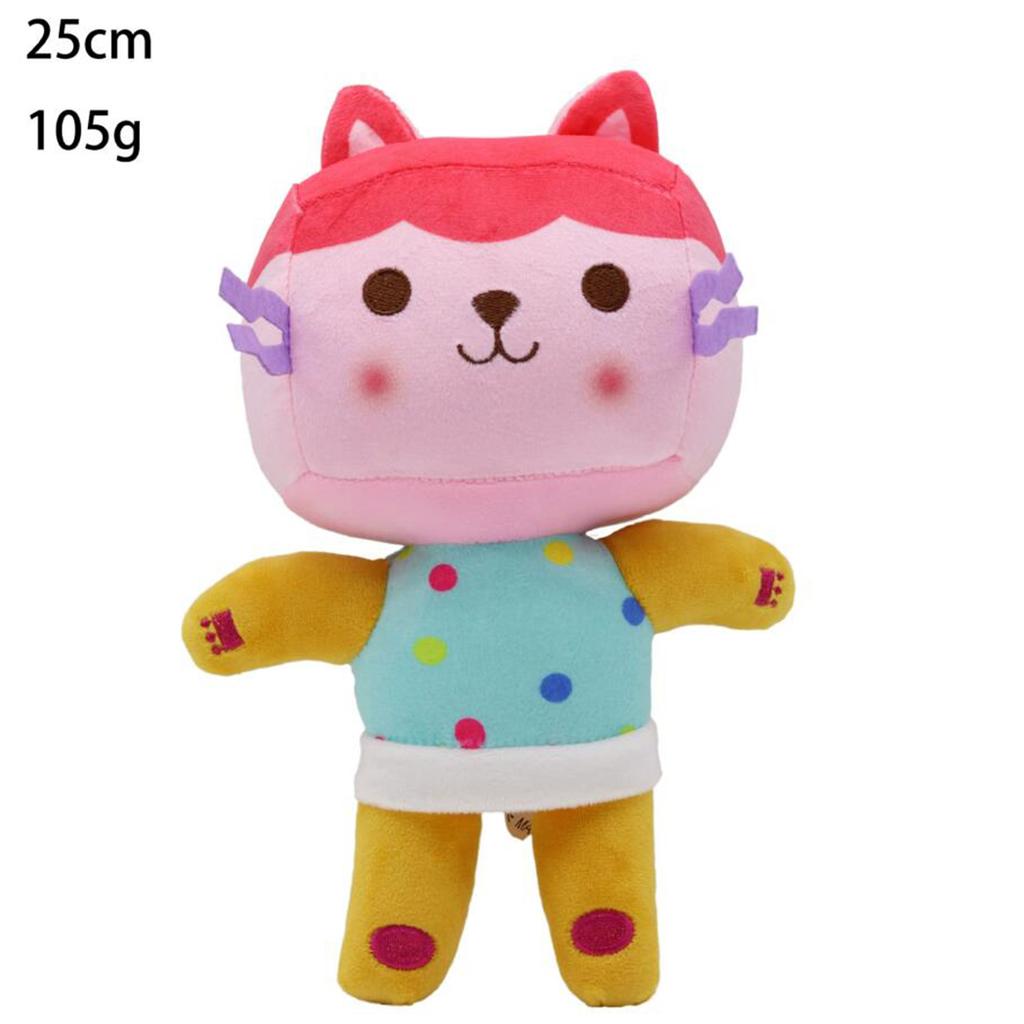 2025 New Style Gabby Dollhouse Plush Toy Mercat Cartoon Stuffed Animals Mermaid Cat Plushie Doll Kids Birthday Christams Gifts