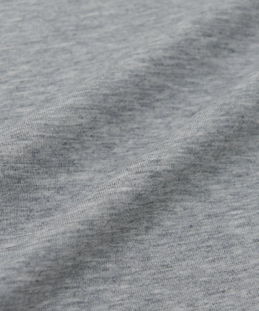Emelbi Sportive Cursive Back Letter Short Sleeve T-Shirt Nym (Melange Grey)