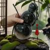 Portable Drinking Gourd Gourd  Water Bottle PC 800ml Insulated Chinese Retro Portable Sports Water Bottle for Men Women