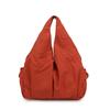 Casual Large Capacity Tote Bag Double Zipper Design Versatile Commuting Handbag  Travel
