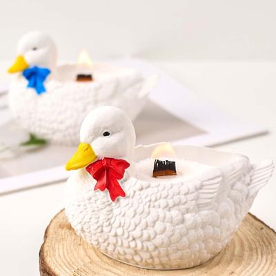 3D Duck Storage Box Silicone Mold DIY Animal Candle Jar Casting Molds Plaster Resin Succulent Flowerpot Craft Making Home Decor