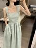 Women's 2025 Summer French Mid-Length Waist-Slimming Temperament Dress