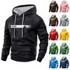 Herr Kamouflage Sweatshirt Hoodie Herr Sport Stor Storlek Casual Sweatshirt