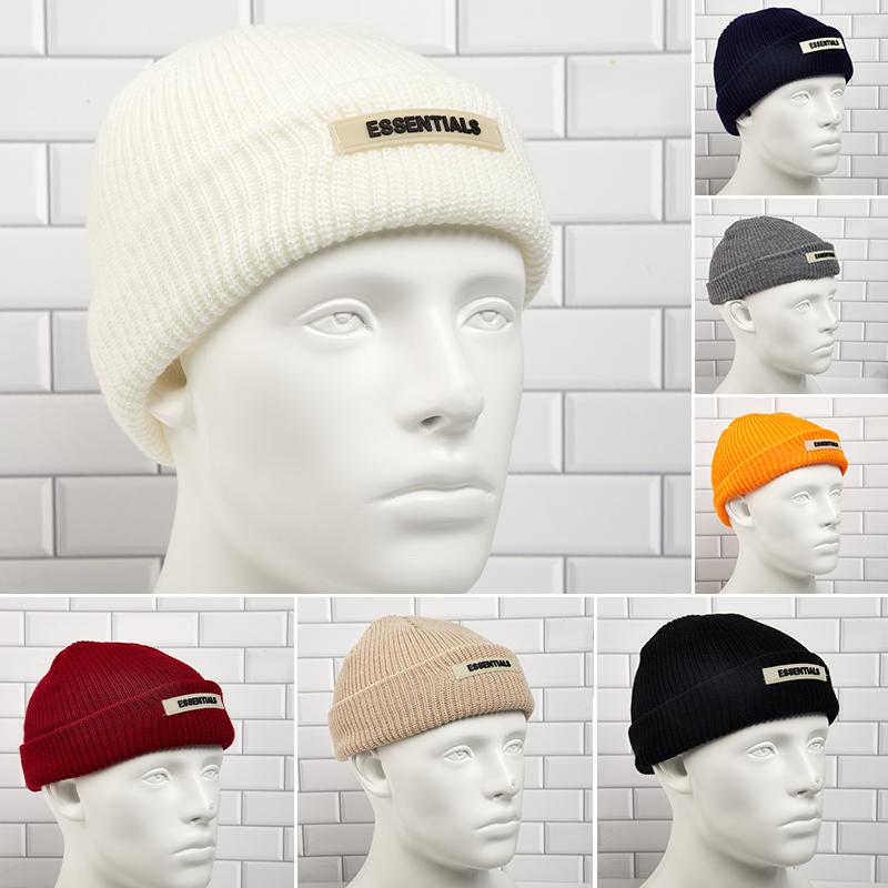 Knitted Hats Women Black Beanie Thick Hat Winter Hats Beanies Skullcap