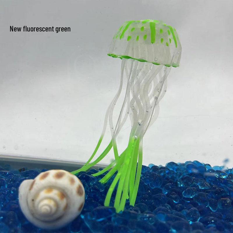 

Luminous Multi-color Jellyfish Aquarium Decoration Ornament OPP Bagged