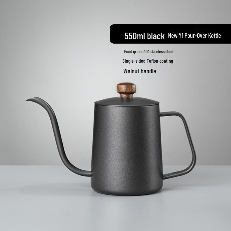 Σετ Καφέ Κανάτας Λαιμού Χήνας από Ανοξείδωτο Ατσάλι με Θερμόμετρο & Αντιθερμική Λαβή - Δωρεάν Αποστολή