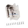 Y5GD 2pcs Closing Kitchen Cabinet Hinges Antique Steel 1/2Inch Overlays Daily Use