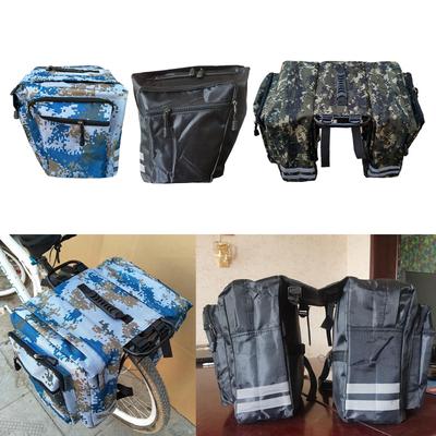 Bike Pannier Bag Trunk Bags Bike Rear Rack Bag with Reflective Strip for Women Men OUtdoor Sports Riding Kids Accessories