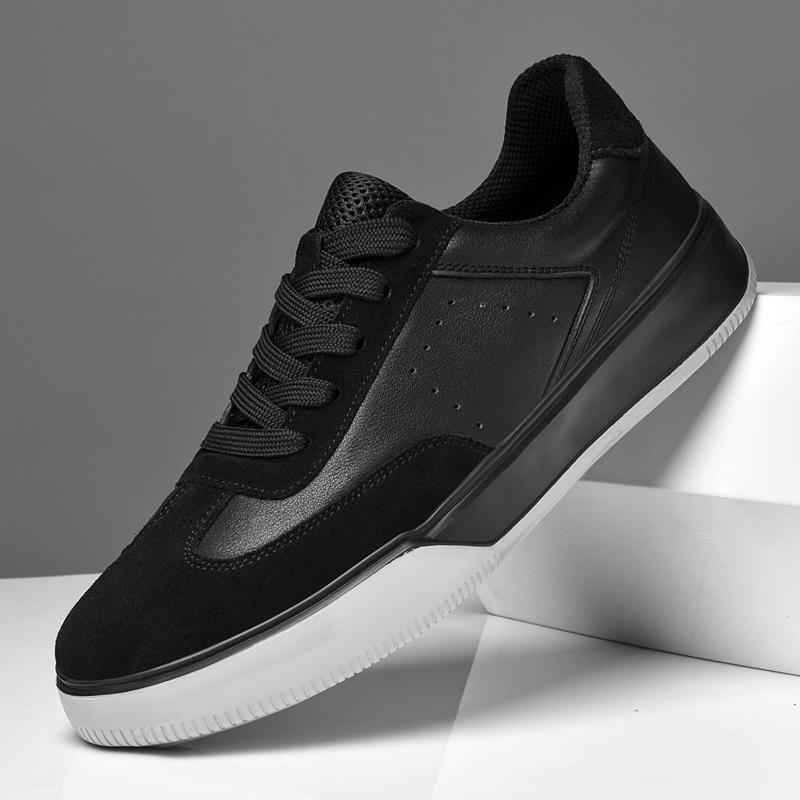 Genuine Leather Mens Sneakers Summer Casual Shoes Versatile Male Tenis Masculino Outdoor Skateboard Footwear Leisure Walk Shoes
