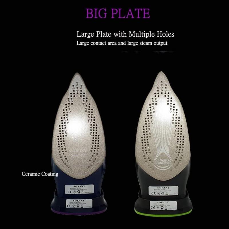 2400W Handheld Electric Iron, Clothes Ironing Machine, Wireless Seat Steam Iron,Clothes Steamer