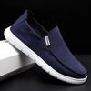 XIHAHA New Fashion Summer Man Canvas Shoes Breathable Lightweight Comfortable Men Shoe Casual Lazy Flat Cloth Male Shoes