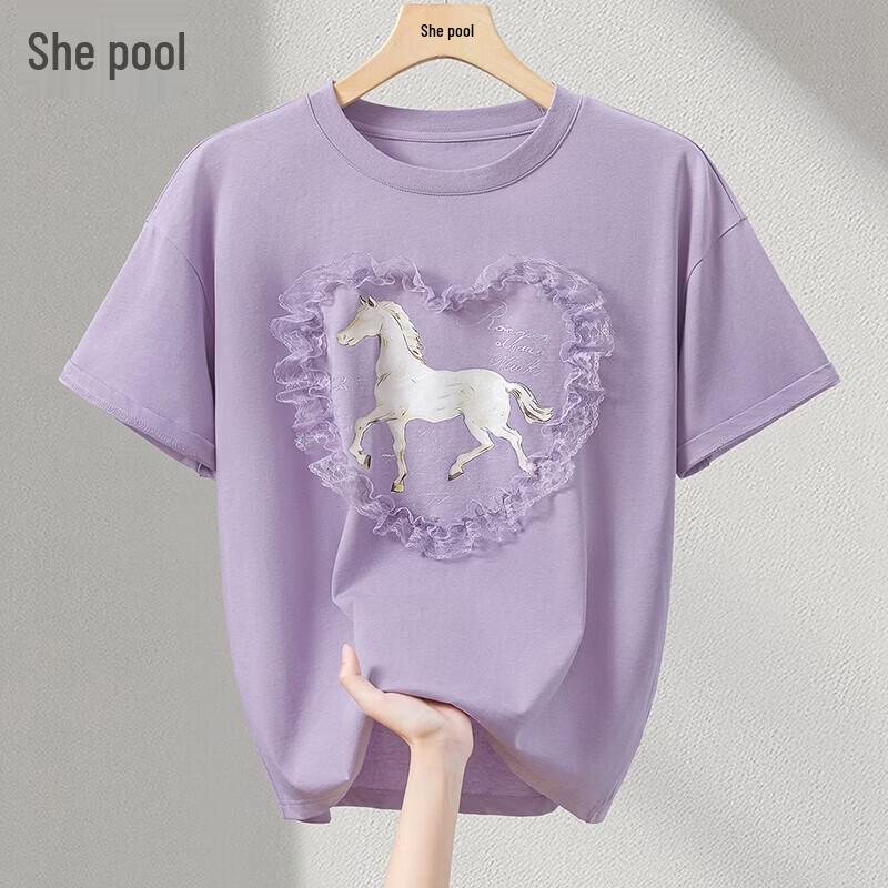 Ta Chi Women s French Romantic 3D Floral Print T-Shirt S