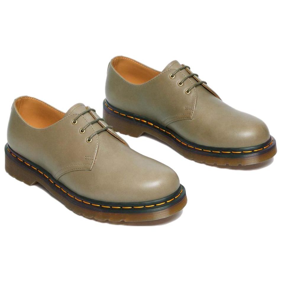 Dr. Martens 1461 Leather Simple Comfortable Versatile Casual Shoes Men Shoes Olive 30683352