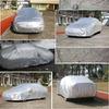 All-Season Insulated Aluminum-Coated Car Wrap—Waterproof, Dustproof, and Sun-Blocking; Outdoor Parking Protective Cover