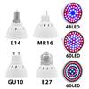 Full Spectrum Cfl LED Grow Light Lampada E27 E14 MR16 GU10 IR UV Indoor Plant Lamp Flowering Hydroponics System Garden AC85-265V