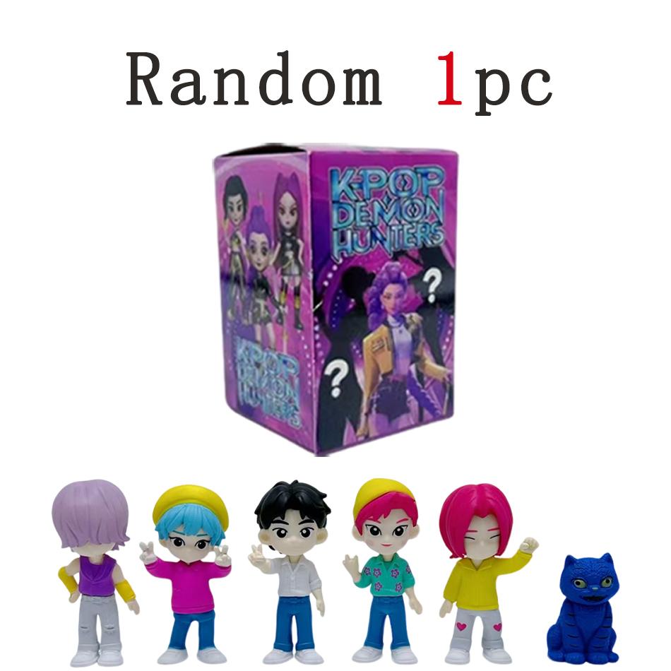

Q-версия НОВЫЕ 1-6 шт. K-Pop Охотники на демонов Суперзвезда Saja Boys Ча Ыну ПВХ Фигурка Действия Игрушка Аниме Фигурка Кукла Для Поклонников Подарок