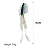 Artificial Floating Octopus Bait 15.5cm Glowing Soft Octopus Bait 3D Eyes Snapper Fishing Soft Lures Outdoor Fishing Accessories