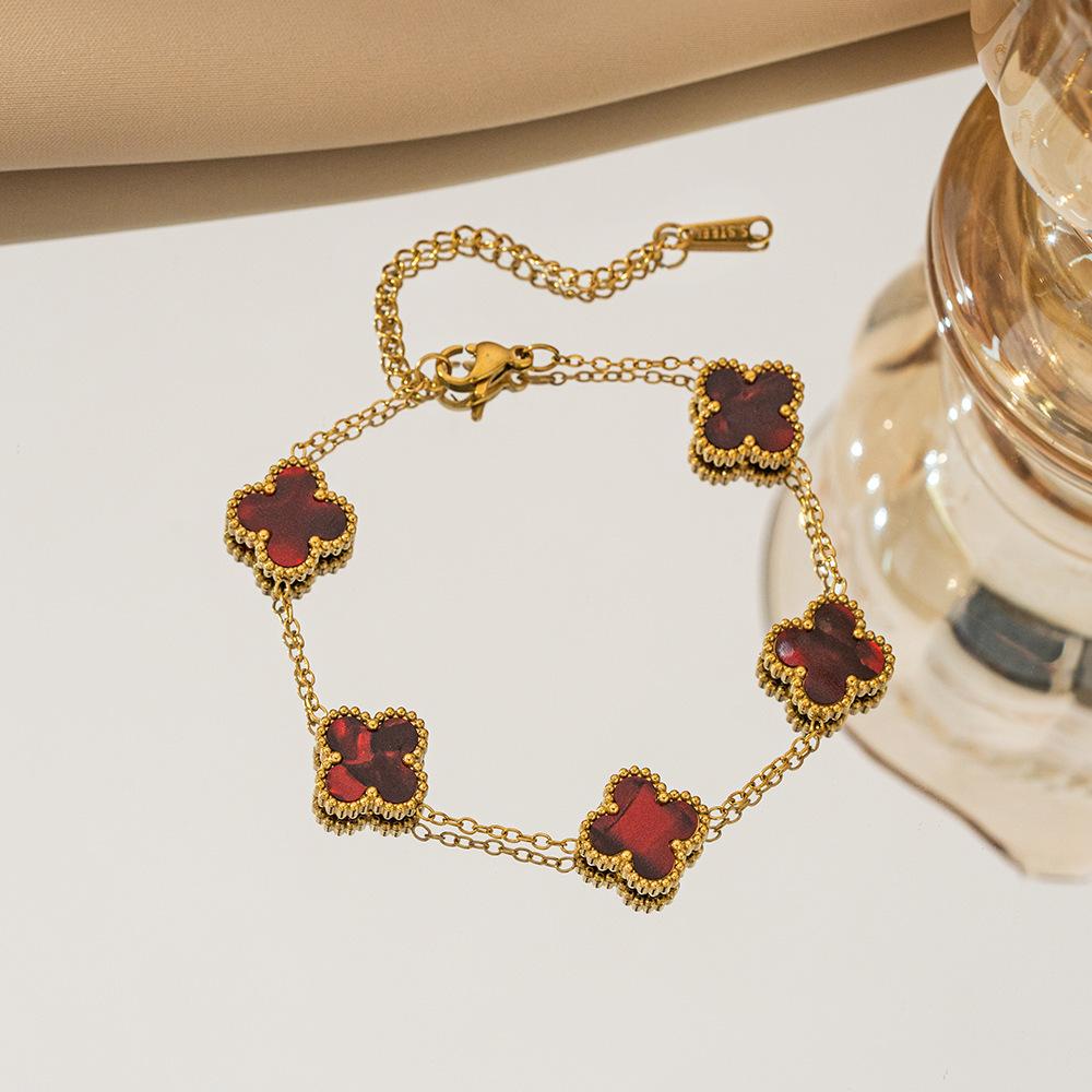 Four-leaf Clover Bracelet Women's Jewelry Accessories New High-end Bracelet