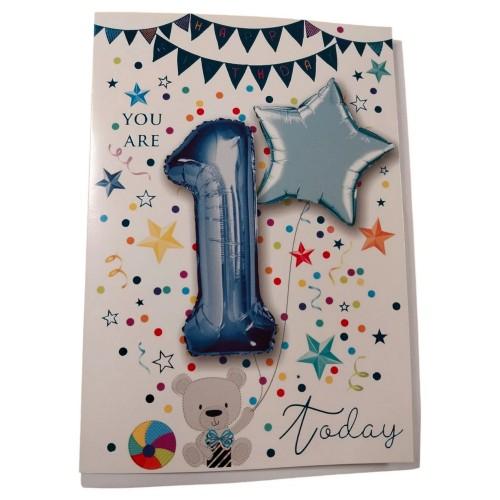 Sensations You Are 1 Today Star Foil Balloon (Pack of 2)