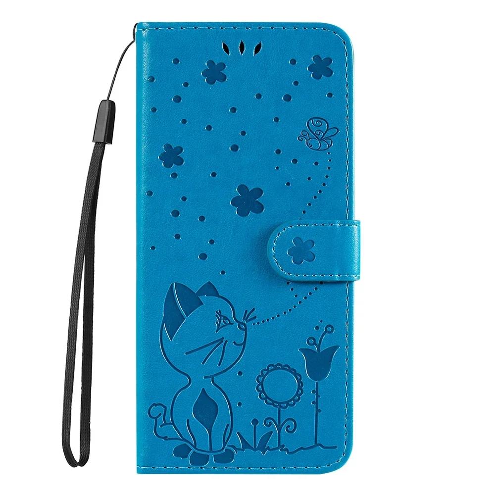 3D Embossed Pattern Flip Case For Moto G06 G56 G86 G05 G15 G55 G85 Stand PU Leather Wallet Cover Card Holder Strap