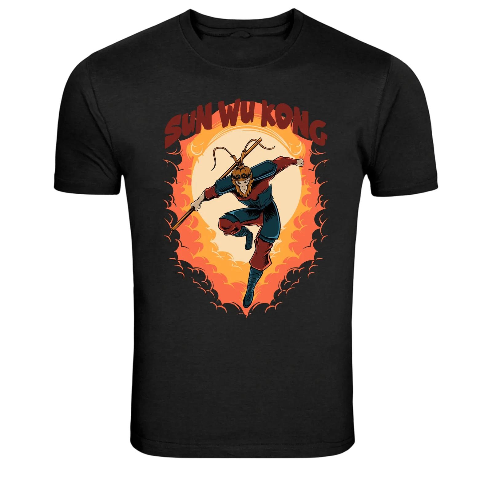 

Sun Wukong Monkey King Warrior Graphic T-Shirt S
